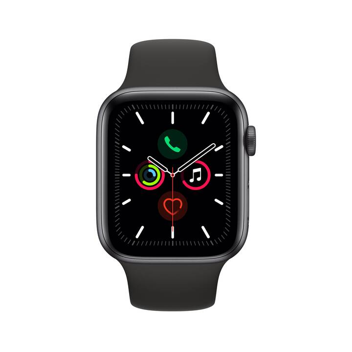 APPLE Watch Series 5 GPS + LTE Space Grey/Black (44 mm, Alluminio,  Silicone) - Interdiscount
