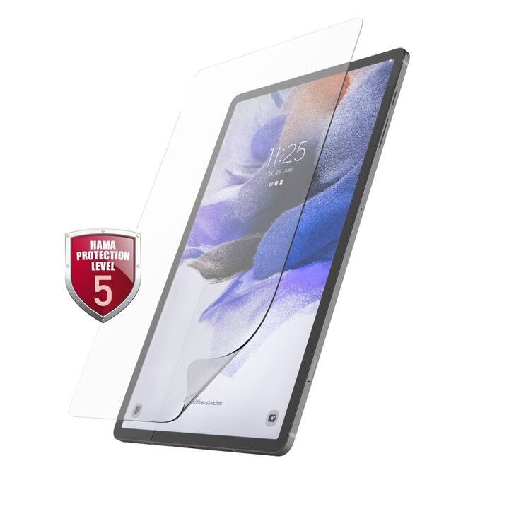 HAMA Crystal Clear Bildschirmfolie (12.4", Galaxy Tab S7 FE, Galaxy Tab S7+, Galaxy Tab S8+, Transparent)