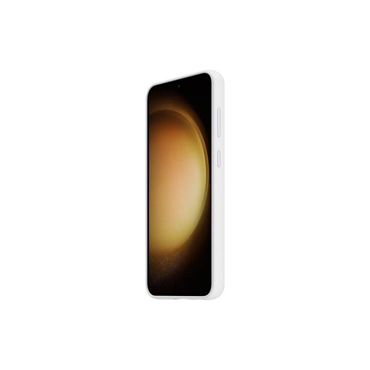 SAMSUNG Backcover Silicon Grip (Galaxy S23+, Bianco)