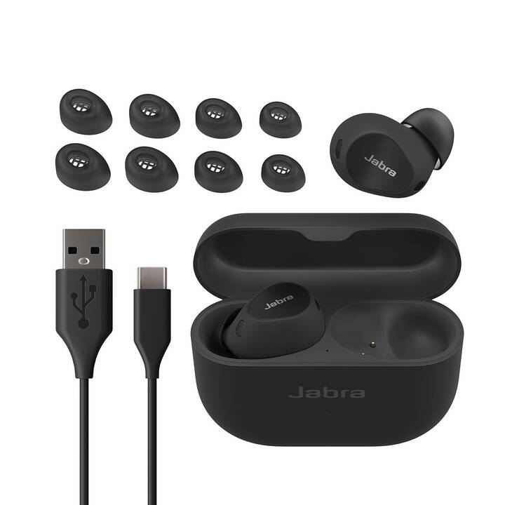 JABRA Elite 10 (ANC, Bluetooth 5.3, Schwarz Glanz)