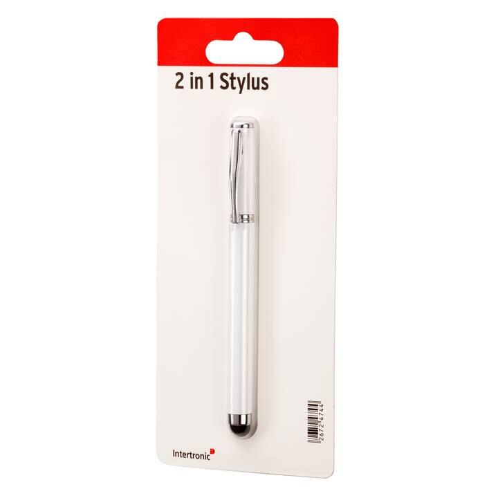 INTERTRONIC 2 in 1 Stylus Penna capacitive (1 pezzo)