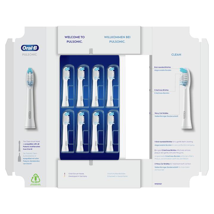 ORAL-B Testa di spazzolino Pulsonic Clean (8 pezzo)