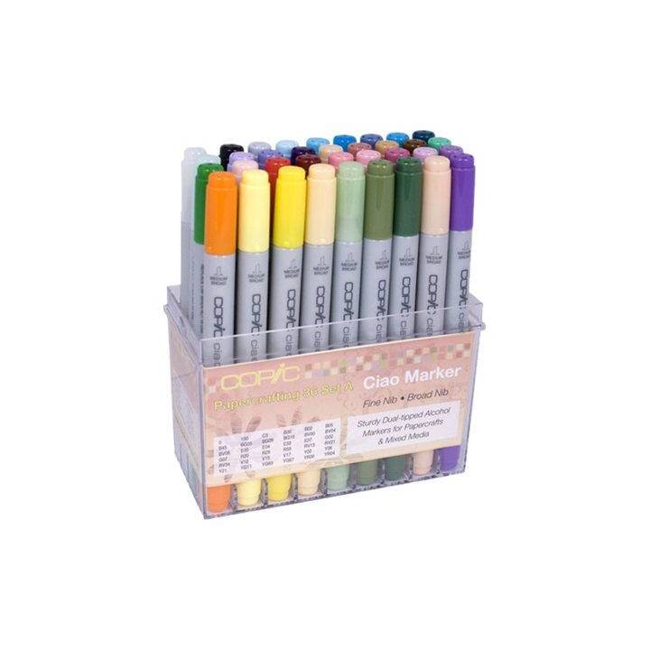 COPIC Marcatori di grafico (Multicolore, 36 pezzo)