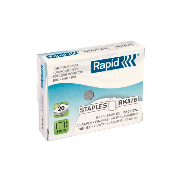 RAPID Agrafes RK8/6 (1050 pièce)