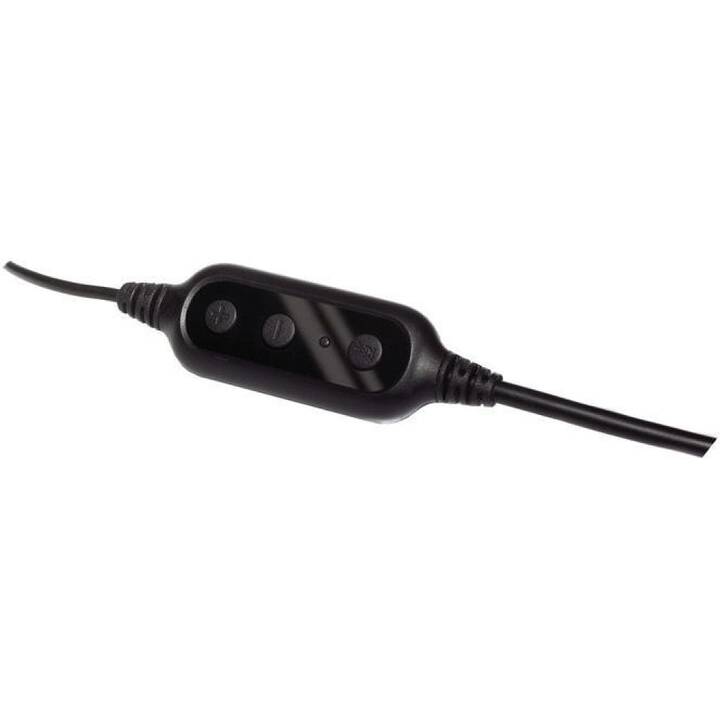 LOGITECH Office Headset 960 (On-Ear, Kabel, Schwarz)