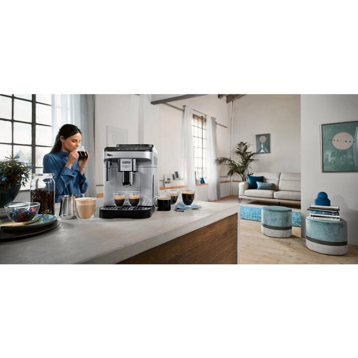 DELONGHI Magnifica Evo ECAM290.31 (Noir, Argent, 1.8 l, Machines à café automatique)