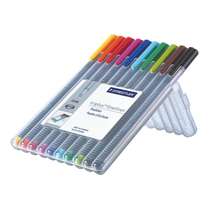 STAEDTLER Penna a fibra (Multicolore, 10 pezzo)