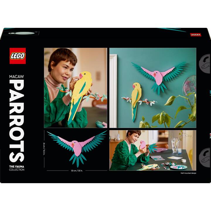 LEGO Art La collection Faune – Les perroquets Ara (31211)