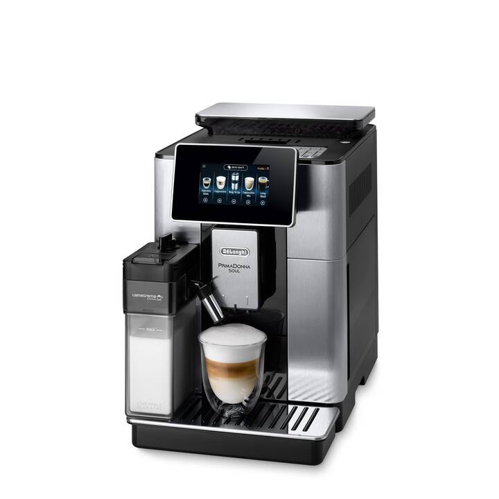 DELONGHI PrimaDonna Soul ECAM610.74.MB (Métallique, 2.2 l, Machines à café automatique)