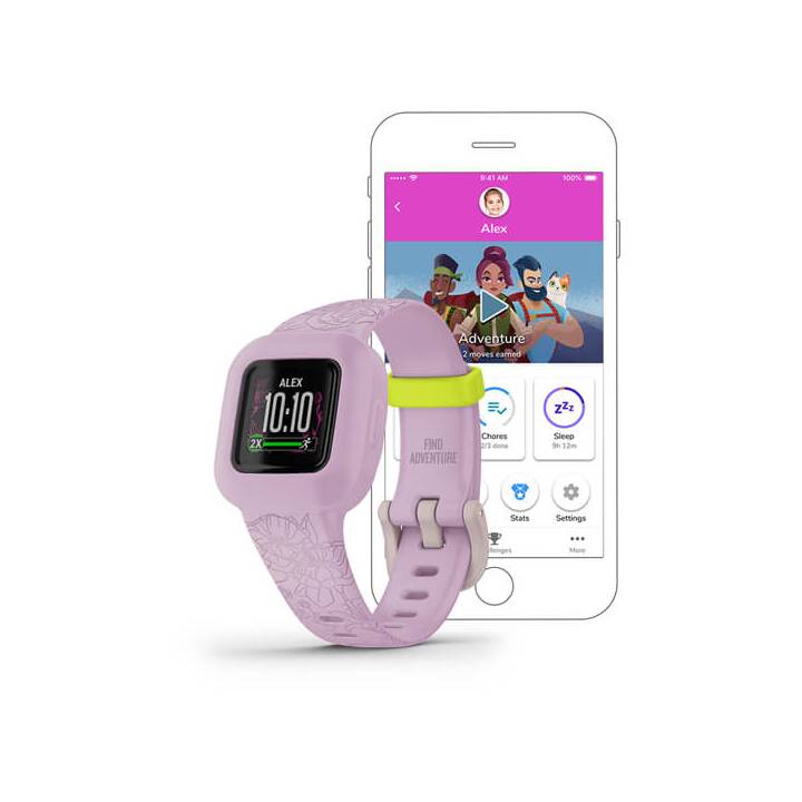 GARMIN vivofit jr. 3 (Taglia unica, Rosa, Giallo)