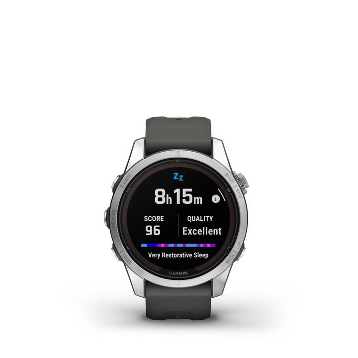 GARMIN Fenix 7S Pro Solar (S, Acciaio Inox)