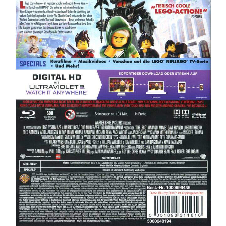 The LEGO Ninjago Movie (DE, EN)