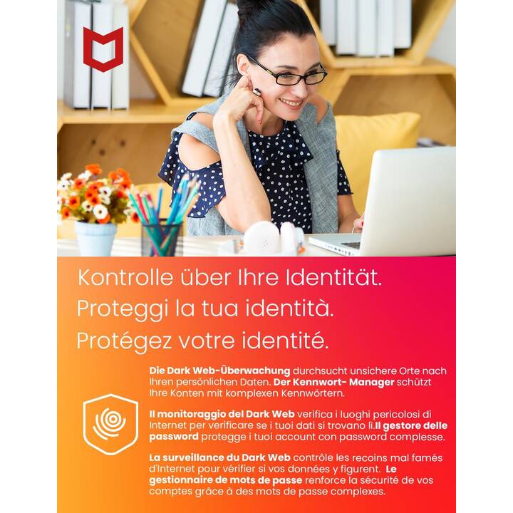 MCAFEE Total Protection (Abo, 5x, 12 Monate, Französisch)