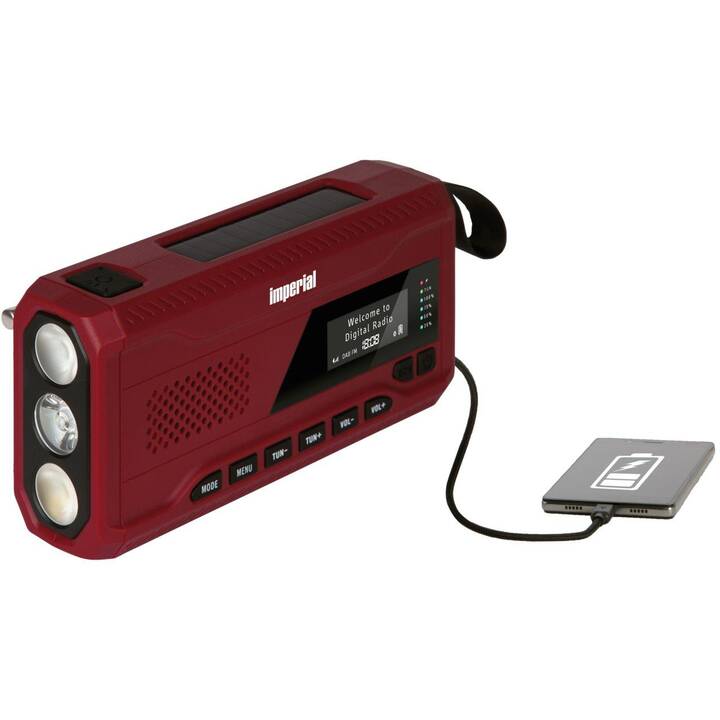IMPERIAL Dabman OR 2 Radios numériques (Rouge néon)