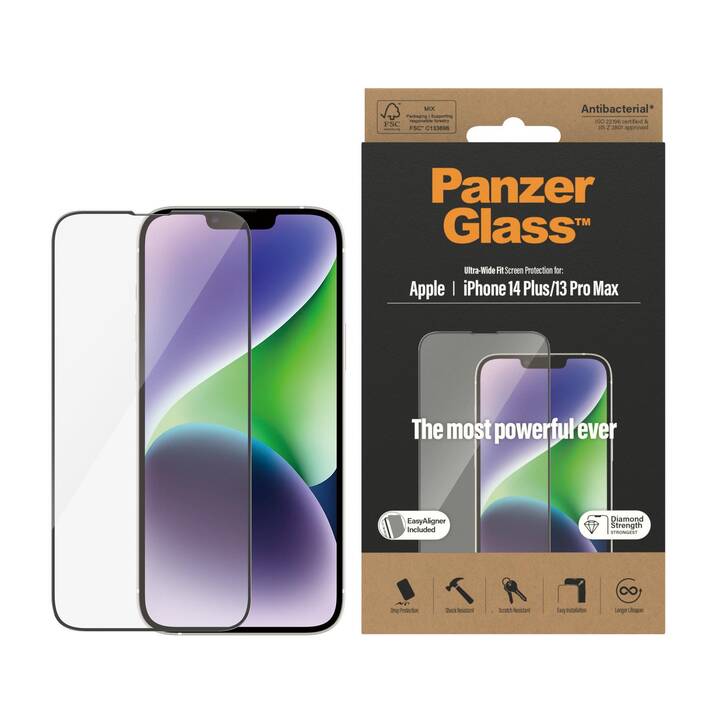 PANZERGLASS Displayschutzglas (iPhone 14 Plus, 1 Stück)