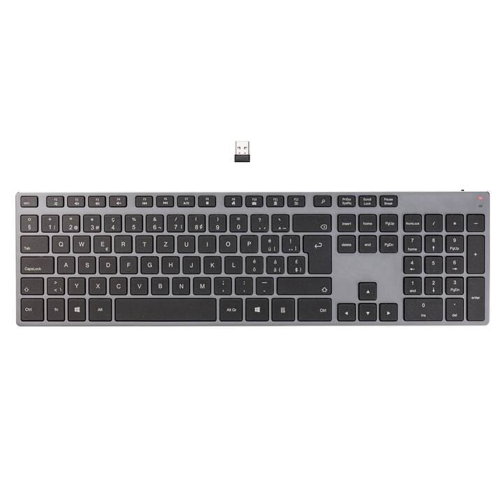 INTERTRONIC Keyboard (USB, Suisse, Sans fil)