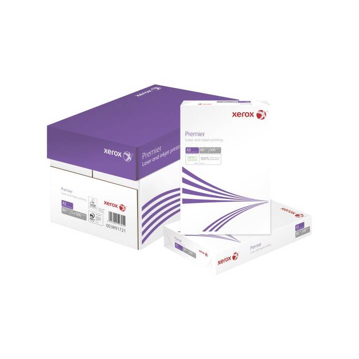 XEROX Premier Papier photocopie (5 x 500 feuille, A3, 80 g/m2)