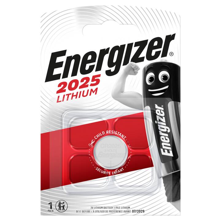ENERGIZER Batterie (CR2025, 1 pièce)