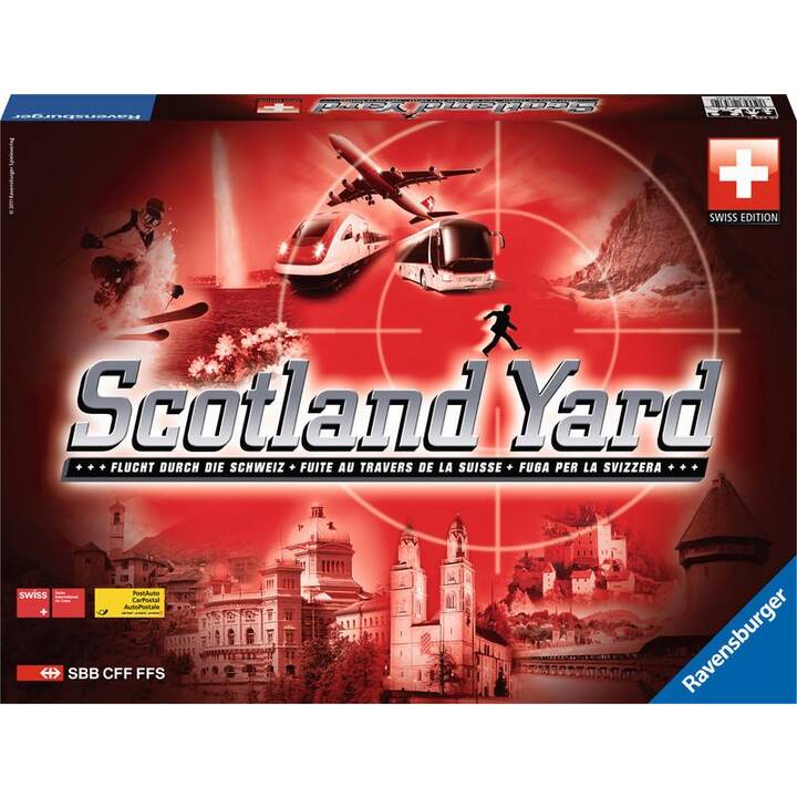 RAVENSBURGER Scotland Yard Swiss Edition (DE, IT, FR)
