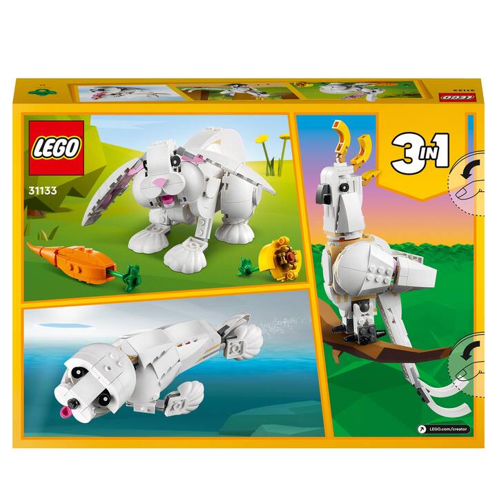 LEGO Creator 3-in-1 Coniglio bianco (31133)