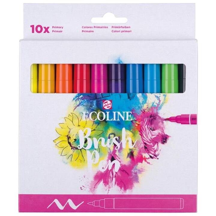TALENS Ecoline Tuschestift (Mehrfarbig, 10 Stück)