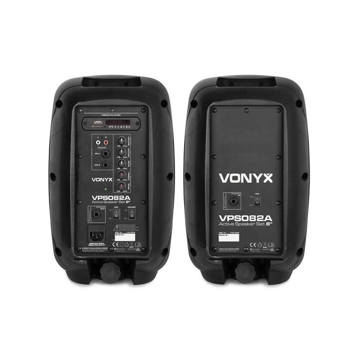 VONYX VPS082A (Diffusori da pavimento, Nero)