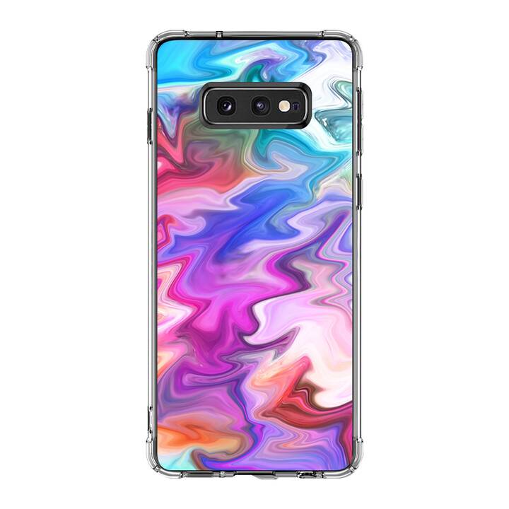 EG coque pour Samsung Galaxy S10 6.1" (2019) - violet - mélange de peinture
