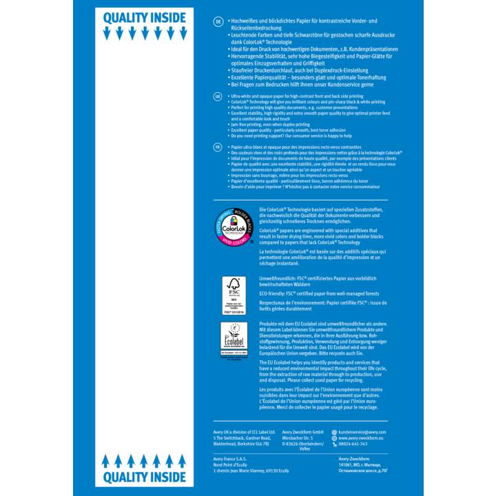 AVERY ZWECKFORM Universal Carta per copia (500 foglio, A4, 80 g/m2)