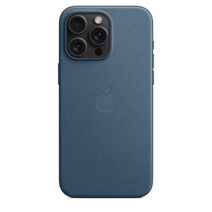 APPLE Backcover Fine Woven (iPhone 15 Pro Max, Blau)