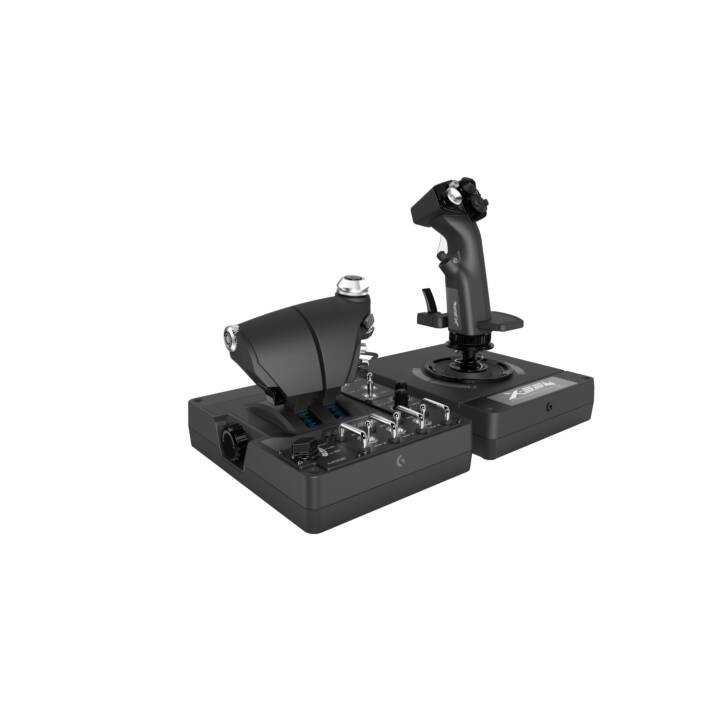 LOGITECH G Saitek X56 Rhino H.O.T.A.S. Joystick (Nero)