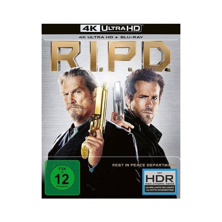R.I.P.D. - Rest in Peace Department (4K Ultra HD, Limited Edition, Steelbook, DE, EN)