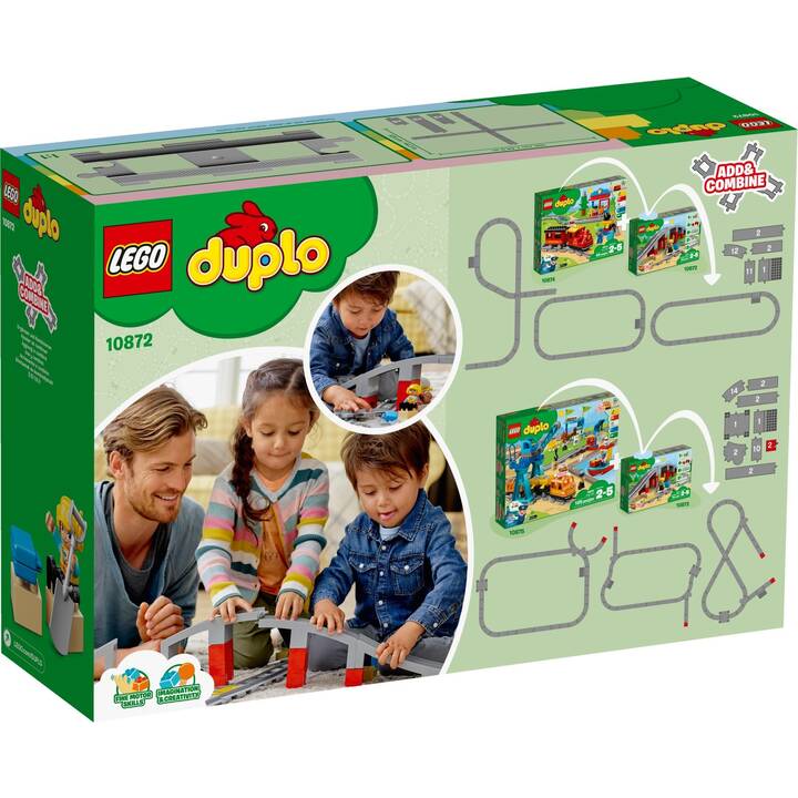 LEGO DUPLO Eisenbahnbrücke und Schienen (10872)