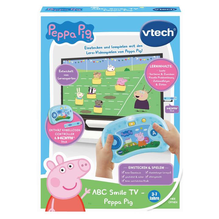 VTECH Ordinateurs d'apprentissage ABC Smile TV - Peppa Pig (DE)