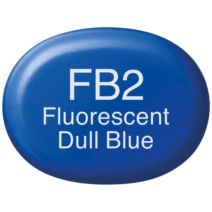 COPIC Marqueur de graphique Sketch FB2 Fluorescent Blue (Bleu, 1 pièce)