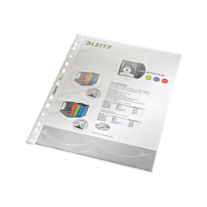 LEITZ Dossiers chemises (Transparent, A4, 100 pièce)