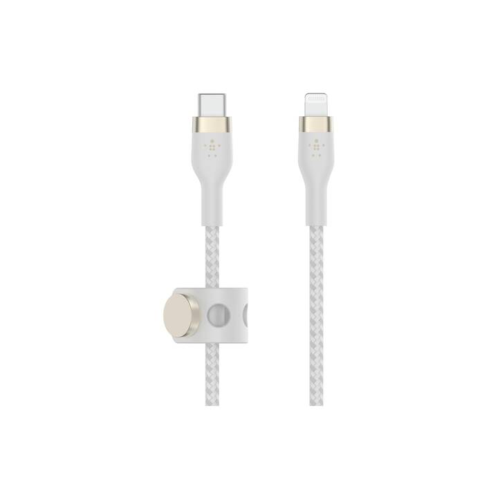 BELKIN Boost Charge Pro Flex Kabel (USB C, Lightning, 3 m)