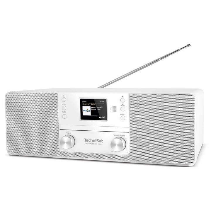 TECHNISAT 370 CD BT Radio digitale (Bianco)