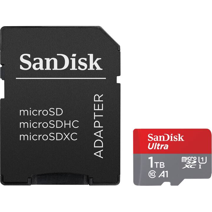 SANDISK MicroSD Ultra  (A1, Class 10, 1 To, 150 Mo/s)