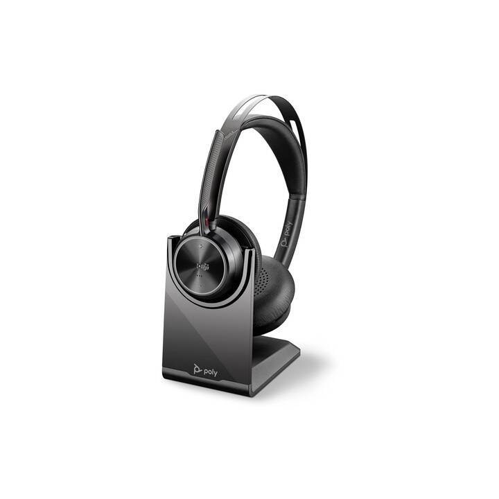 HP Cuffia per ufficio Voyager Focus 2 (On-Ear, Cavo e senza fili, Nero)