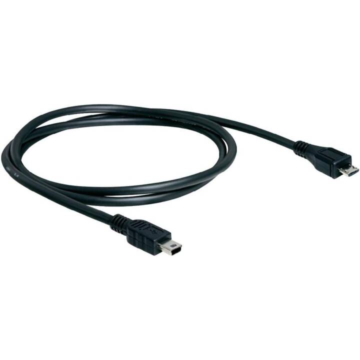 DELOCK USB-Kabel (Mini USB 2.0 Typ-B, Micro USB 2.0 Typ-B, 1 m)