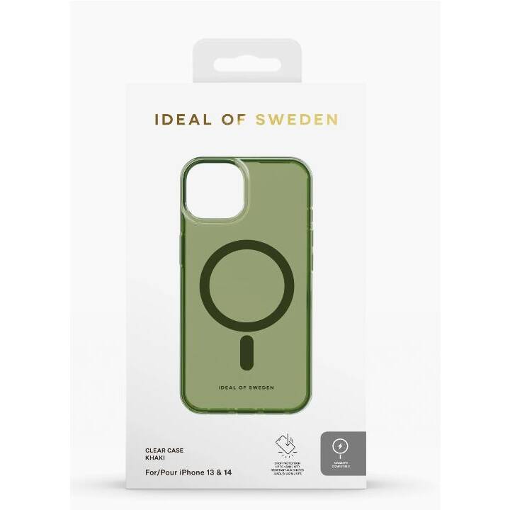 IDEAL OF SWEDEN Backcover (iPhone 13, iPhone 14, Khaki, Grün)