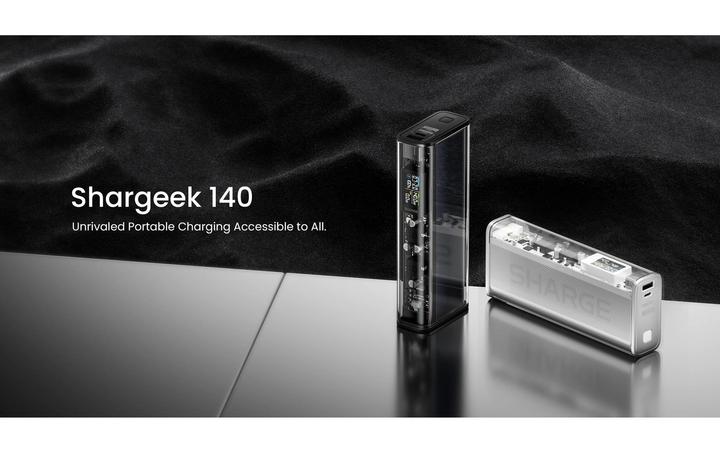SHARGE Shargeek 140 (20000 mAh, Power Delivery, Argent, Gris
