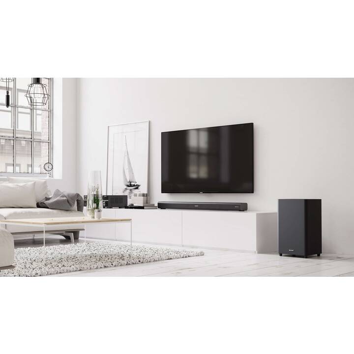 SHARP HT-SBW460 (440 W, Schwarz, 3.1 Kanal)