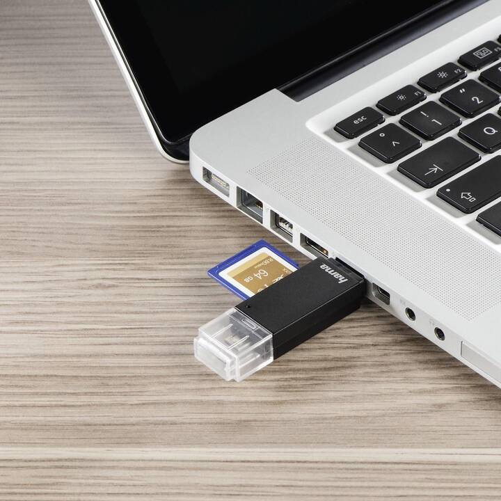 HAMA Basic Kartenleser (MicroUSB, USB Typ A)