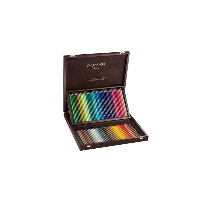 CARAN D'ACHE Crayons de couleur Supracolor Soft (80 pièce)