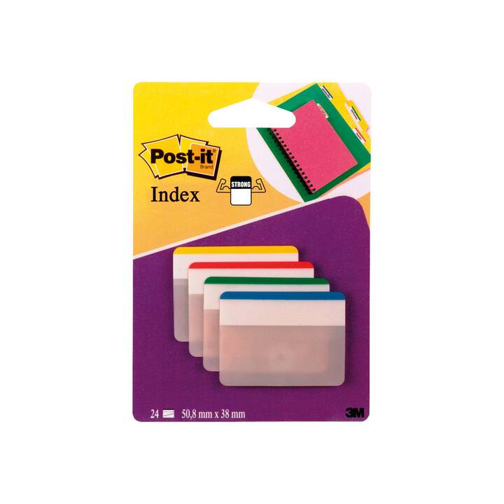 POST-IT Notes autocollantes (4 x 6 feuille, Coloris assortis)