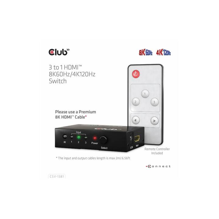 CLUB 3D Adaptateur vidéo (HDMI)