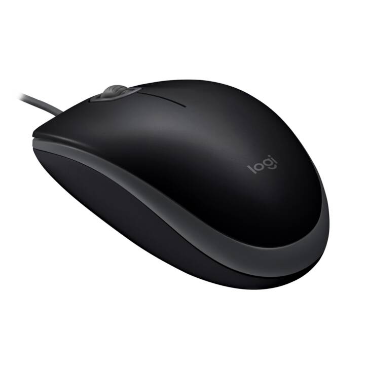 LOGITECH B110 Silent Maus (Kabel, Office)