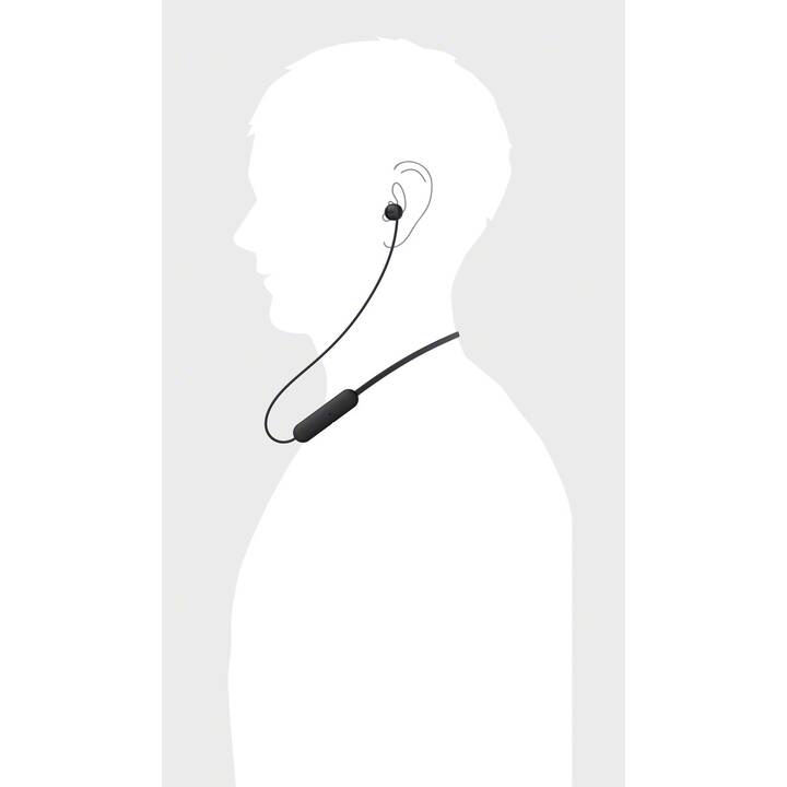 SONY WI-C200B (In-Ear, Bluetooth 5.0, Noir)
