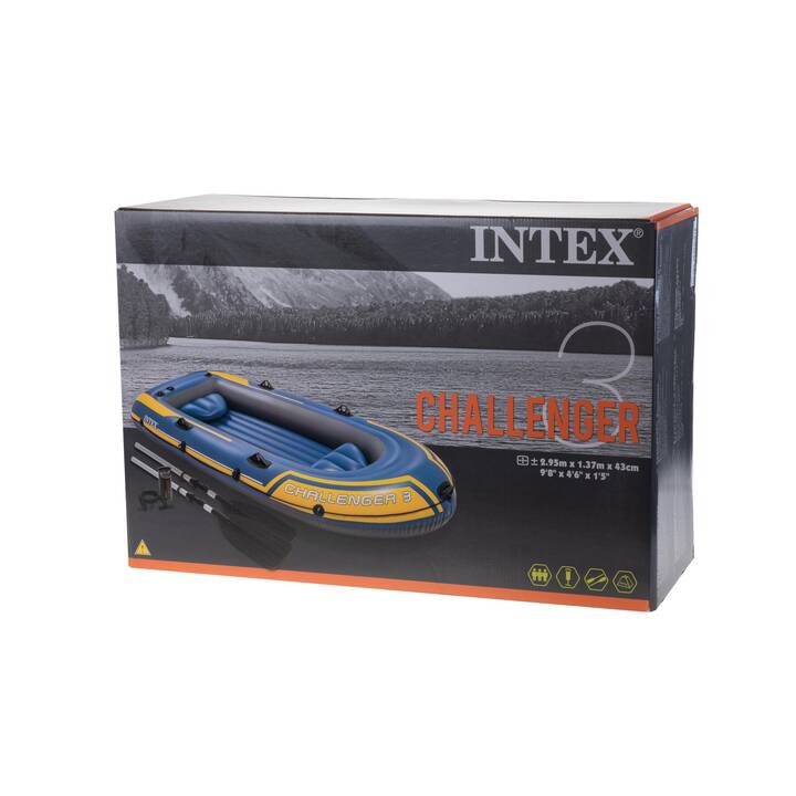 INTEX Bateaux gonflables Challenger 3 Set (295 cm, 3 personnes)